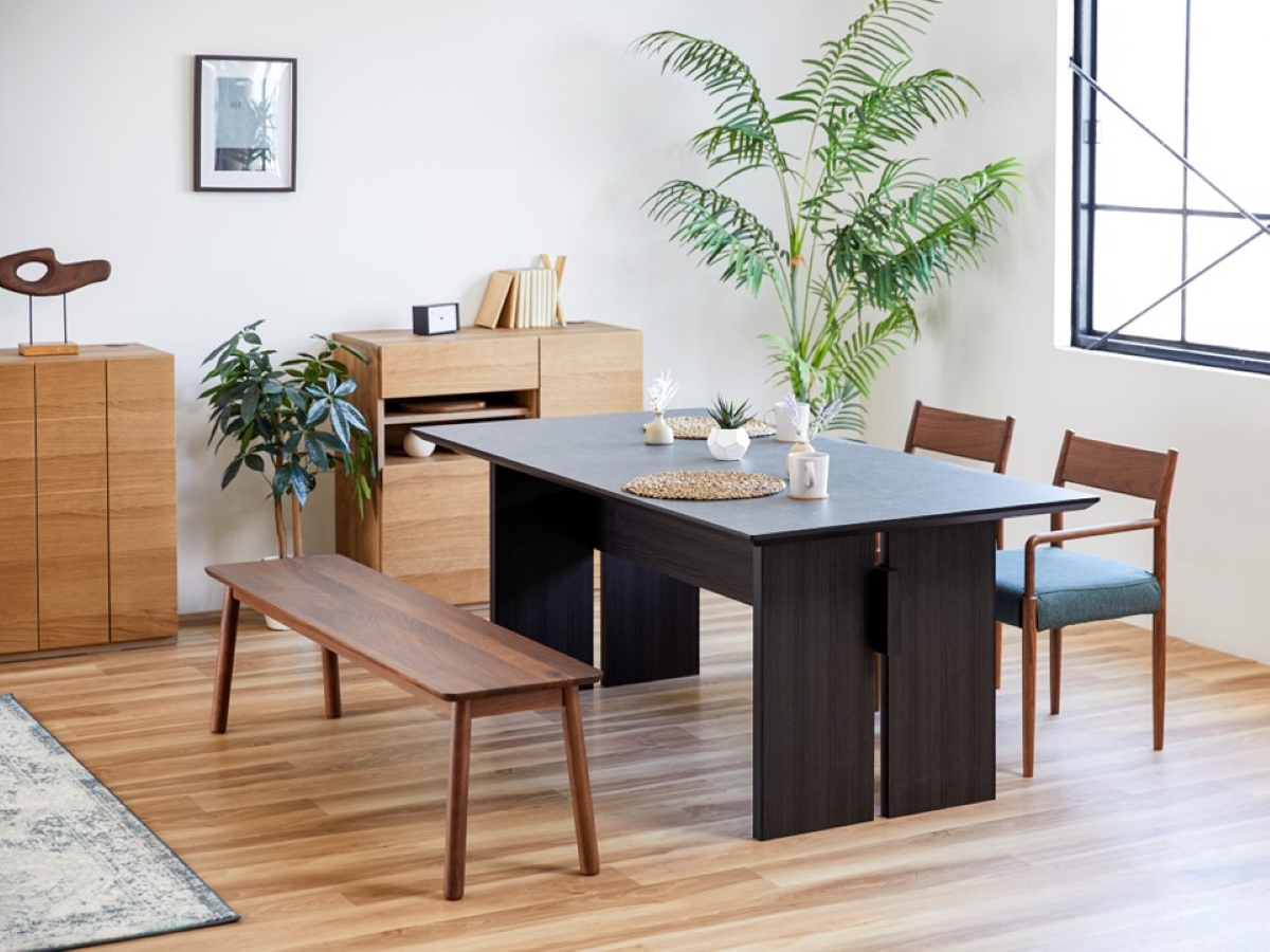 ぴー　FUJIMITSU×マスターウォール　ダイニングテーブル　展示美品 WILDWOOD DINING TABLE(W 100cm × D 65cm)の通販 / マスターウォール
